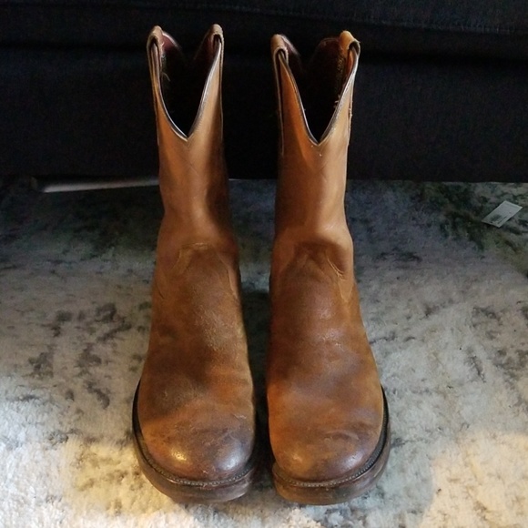 Ralph Lauren RRL Ridgeway Roper Boots Made in USA - Picture 3 of 8
